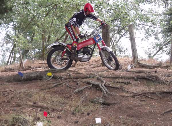 Spencerville Classic Trials Alan Mason. Montesa Cota 247